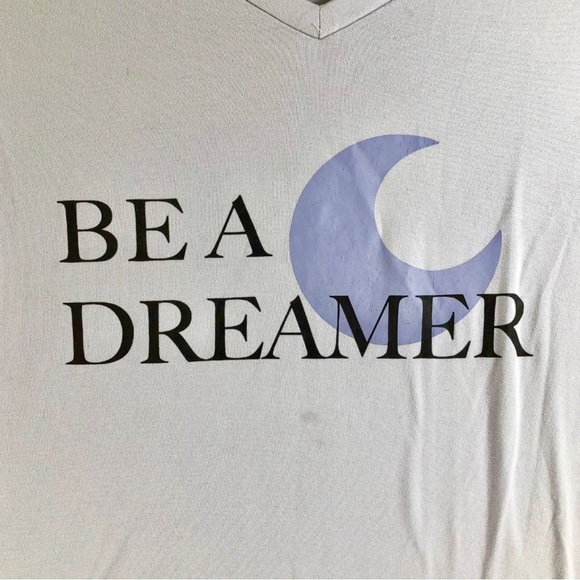 Hello Mello V-Neck Nightgown Nightshirt “Be A Dreamer” Size Medium! - Picture 2 of 6